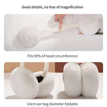 Stylish PEHOYGA Women Ear Muffs for Winter Comfort