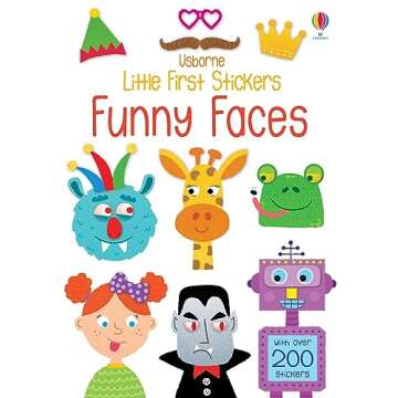 Little First Stickers Funny Faces