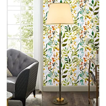Blooming Wall Peel and Stick Watercolor Wallpaper
