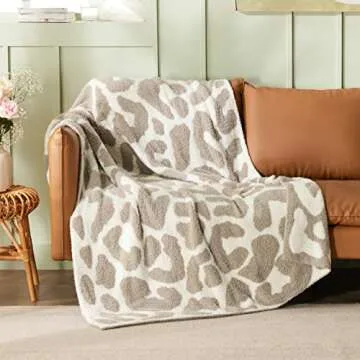 Luxurious Bedsure Leopard Throw Blanket: Soft and Cozy