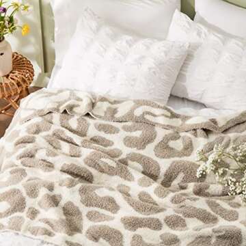 Luxurious Bedsure Leopard Throw Blanket: Soft and Cozy