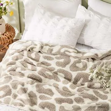 Luxurious Bedsure Leopard Throw Blanket: Soft and Cozy