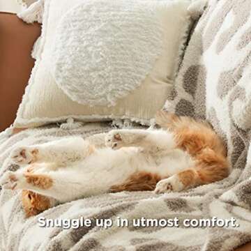 Luxurious Bedsure Leopard Throw Blanket: Soft and Cozy