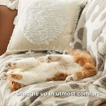 Luxurious Bedsure Leopard Throw Blanket: Soft and Cozy