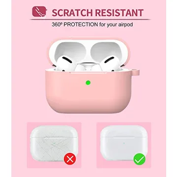 Stylish AirPods Pro Case with Cute Pom Pom Keychain