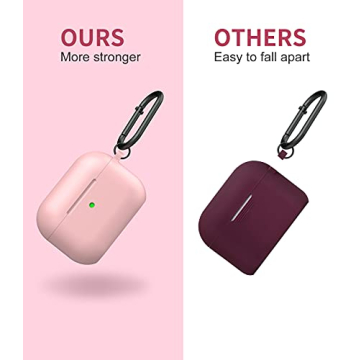 Stylish AirPods Pro Case with Cute Pom Pom Keychain