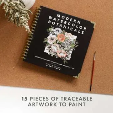 Modern Watercolor Botanicals: Workshop Guide for All Levels
