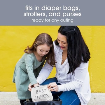 Mommy and Baby Canvas Pouch Set for Travel