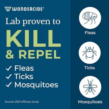 Wondercide - Flea, Tick & Mosquito Spray for Dogs, Cats, and Home - Flea and Tick Killer, Control, P...