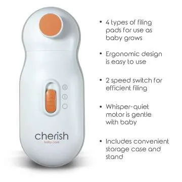 Electric Baby Nail File Clippers for Gentle Care