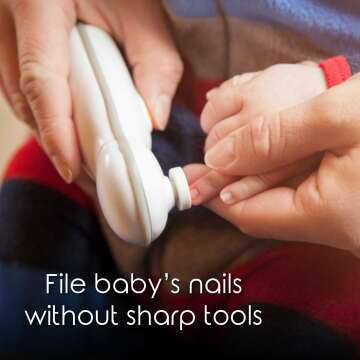 Electric Baby Nail File Clippers for Gentle Care