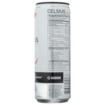 CELSIUS Sparkling Fuji Apple Pear, Functional Essential Energy Drink 12 Fl Oz (Pack of 24)