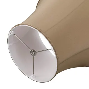 Royal Style Medium Lamp Shades - Natural Linen Elegance