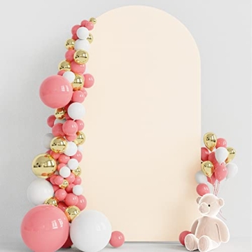 Wokceer 7.2FT Spandex Wedding Arch Cover for Events