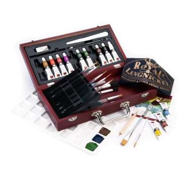 Royal & Langnickel Aqualon Watercolor Painting Box Set for Travelers