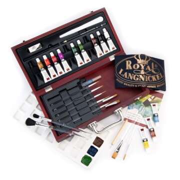 Royal & Langnickel Watercolor Painting Box Set for Artists