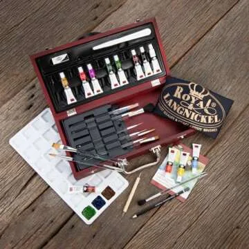 Royal & Langnickel Watercolor Painting Box Set for Artists