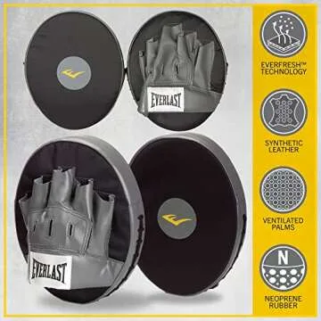 Everlast 3010 Boxing Fitness Kit, Black/Grey