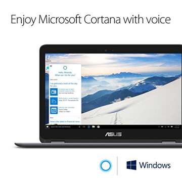 ASUS 2-in-1 Flip Thin and Light Laptop, 13.3-inch Full-HD Touchscreen , Intel Core i5-7Y54 Processor, 8GB DDR3 RAM, 512GB SSD, Windows 10 - UX360CA-AH51T