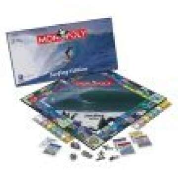 Exciting USAopoly Surfing Monopoly Board Game Experience
