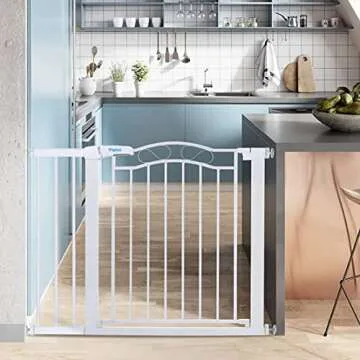 Flalivi 51.6" Baby Gate for Stairs and Doorways