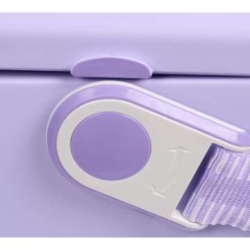 Igloo Lilac Breeze 11 Qt Tag-Along Too Strapped Picnic Style Cooler