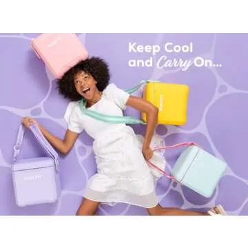 Igloo Lilac Breeze 11 Qt Tag-Along Too Strapped Picnic Style Cooler