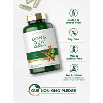 Carlyle Dong Quai Capsules for Menstrual Health 1000mg
