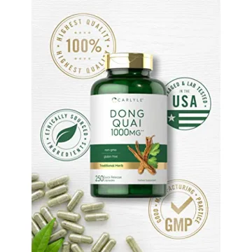 Carlyle Dong Quai Capsules for Menstrual Health 1000mg