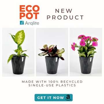 Arqlite Smart Gravel | Eco-Friendly Plant Drainage for Healthy Roots | Pots & Raised Garden Beds | Yard and Pot Decoration | Lightweight & Clean (1-Gal Regular Size)