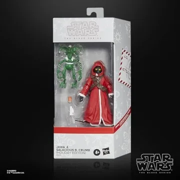 STAR WARS Holiday Edition Jawa & Salacious B. Crumb Action Figures