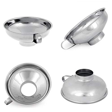 Stainless Steel Jam Jar Funnel for Easy Canning