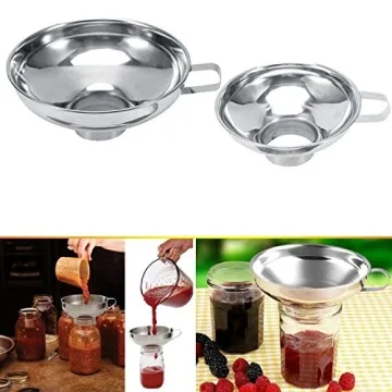 Stainless Steel Jam Jar Funnel for Easy Canning
