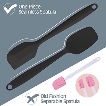 Premium Silicone Spatula Set - Heat Resistant Kitchen Utensils