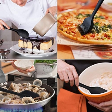 Premium Silicone Spatula Set - Heat Resistant Kitchen Utensils