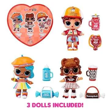 L.O.L. Surprise! Loves Mini Sweets S3 Deluxe- Tootsie- with 3 Dolls, Accessories, Limited Edition Do...