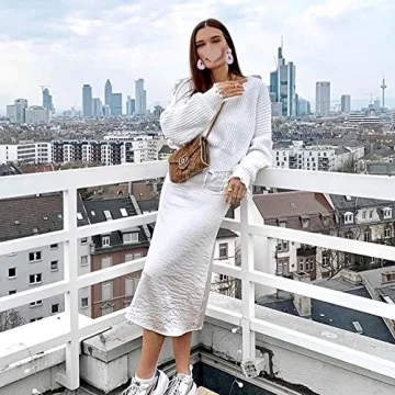 Statement Drop Earrings - Bohemian Beaded Teardrop Dangle Earrings Gift for Women