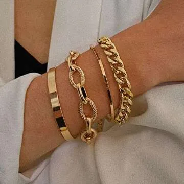 Stylish Octwine Stackable Bracelet Set for Women