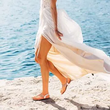 Stylish DREAM PAIRS Sparkly Sandals for Women in Gold