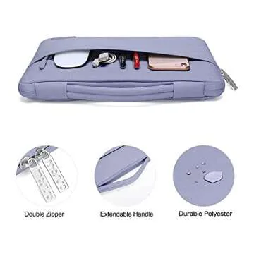 MOSISO Compatible with MacBook Pro 13 inch Case M2 2025, 2024, 2023-2016 A2338 M1 A2251 A2289 A2159 A1989 A1708 A1706, Plastic Hard Case&Bag&Keyboard Skin&Webcam Cover&Screen Protector, Lavender Gray