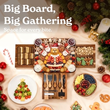 SMIRLY Large Charcuterie Board Set for All Occasions