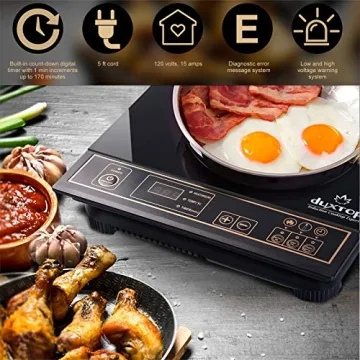 Duxtop 1800W Induction Cooktop Portable and Efficient