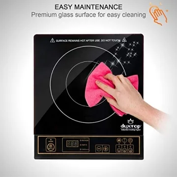 Duxtop 1800W Induction Cooktop Portable and Efficient