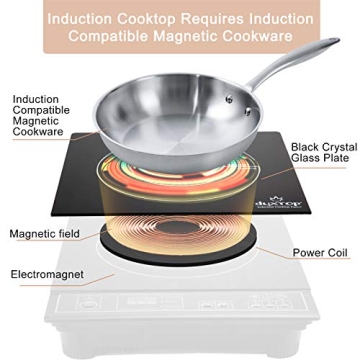 Duxtop 1800W Induction Cooktop Portable and Efficient