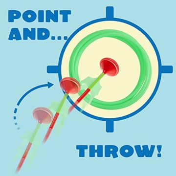 JOYIN Lawn Darts Game Set for All Ages - Glow Fun
