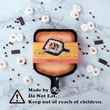 Skillet Cookie with Chocolate and Marshmallow Realistic Food Candle