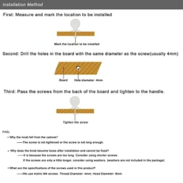 ESreake 6Pcs Golden Bamboo Shape Cabinet Knobs