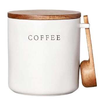 Stylish Hearth & Hand Stoneware Coffee Canister
