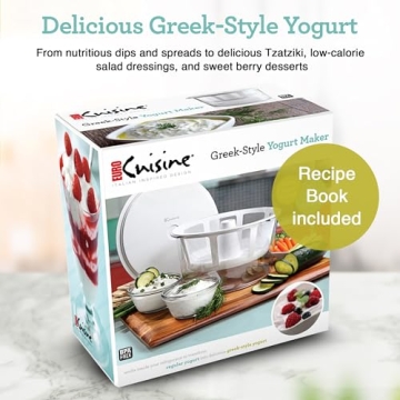Euro Cuisine GY50 Greek Yogurt Maker - Strain Yogurt Easily