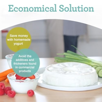 Euro Cuisine GY50 Greek Yogurt Maker - Strain Yogurt Easily